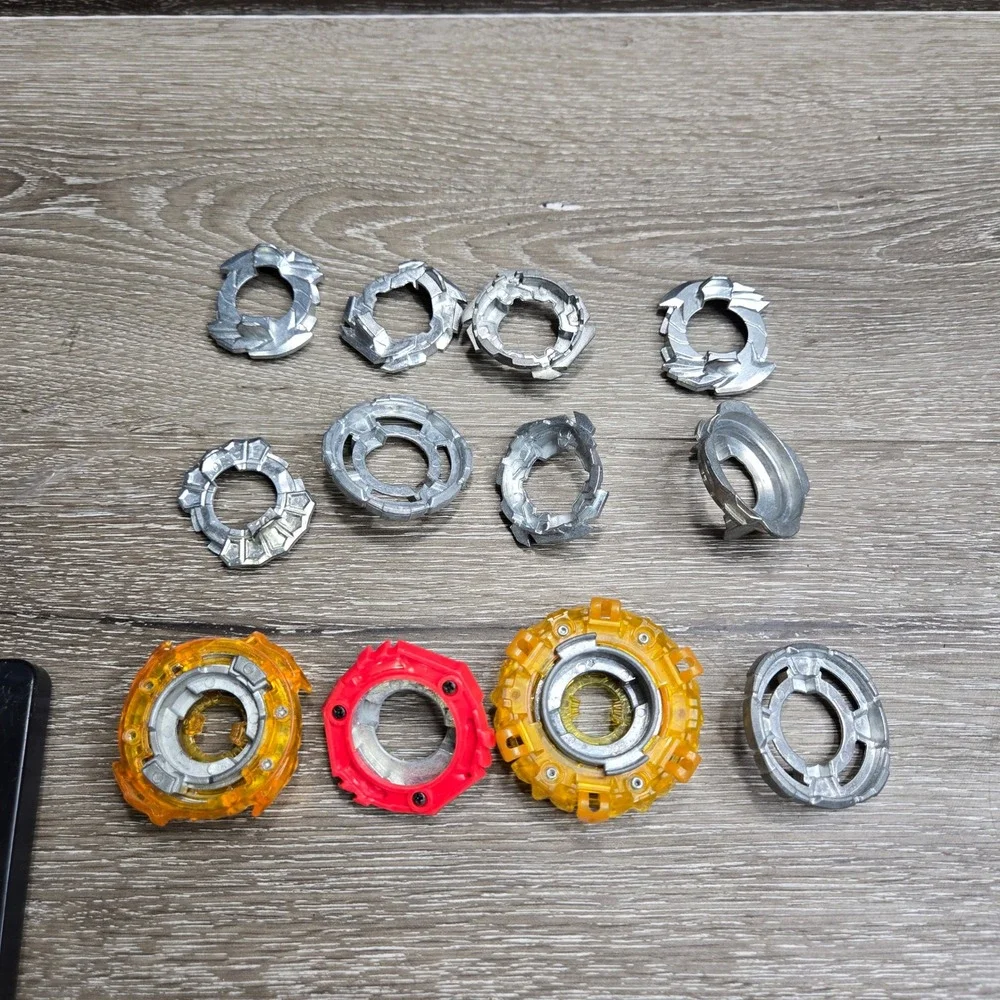 Beyblade Burst Forge Discs Frames Core Armor Lot 12 Assorted Multicolor Parts